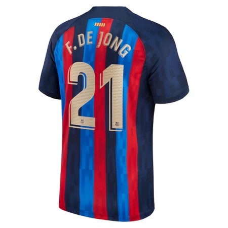 Camiseta de fútbol FC Barcelona Frenkie de Jong 21 1ª equipación 2022/23 Camiseta de fútbol FC Barcelona Frenkie de Jong 21 1ª equipación 2022/23
